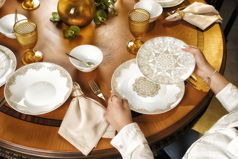 سرویس غذاخوری 28 پارچه آیسان 948