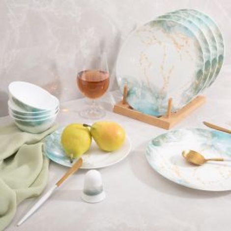 سرویس غذاخوری 28 پارچه اسکای سبز 934